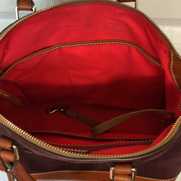 Suede Burgundy and Brown Dooney and Bourke - Picture 9 of 10